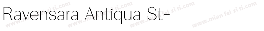 Ravensara Antiqua St字体转换